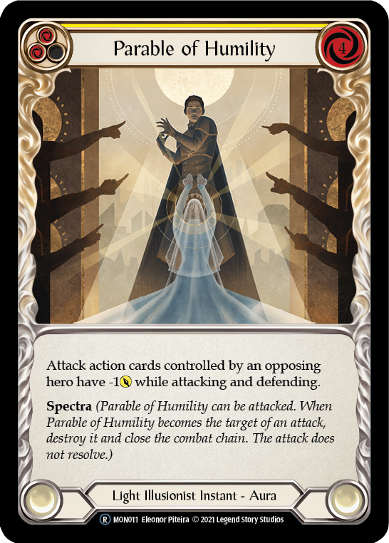 Parable of Humility [U-MON011-RF] Unlimited Rainbow Foil