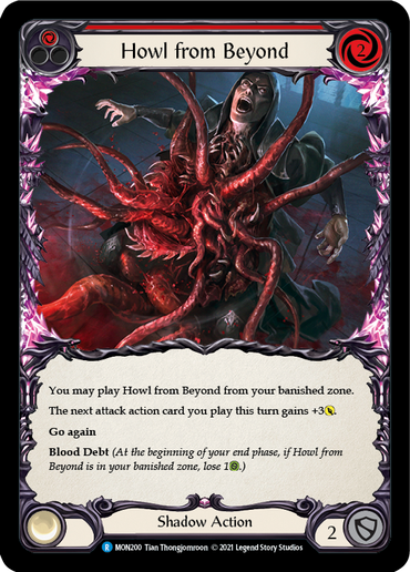 Howl from Beyond (Red) [MON200] 1st Edition Normal
