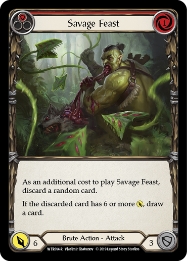 Savage Feast (Red) [WTR014-R] Alpha Print Normal