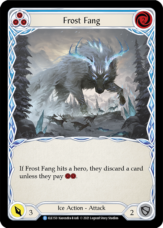 Frost Fang (Blue) [ELE150] (Tales of Aria)  1st Edition Normal