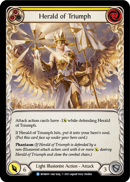 Herald of Triumph (Yellow) [MON009] 1st Edition Normal