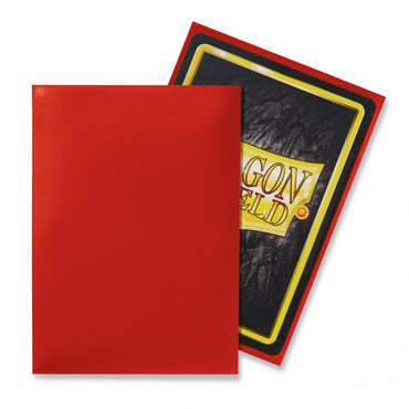 Sleeves Dragon Shield Box - Crimson (100)