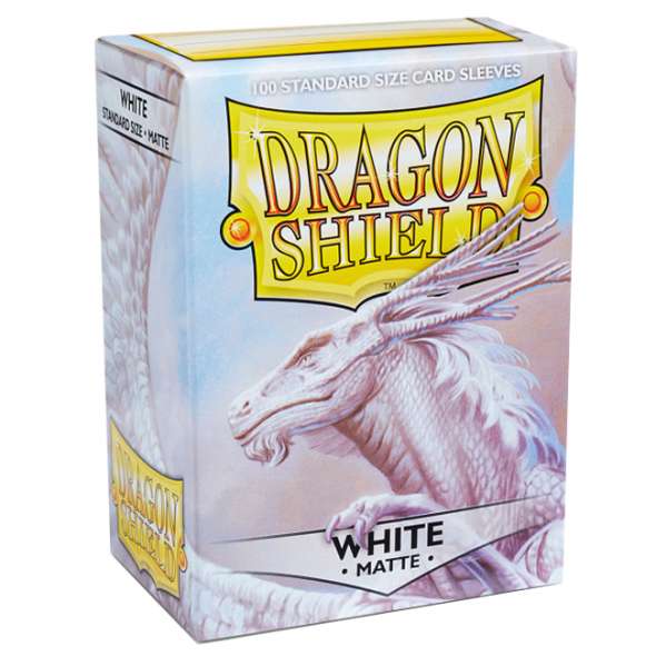 Sleeves Dragon Shield Box - Matte White (100)