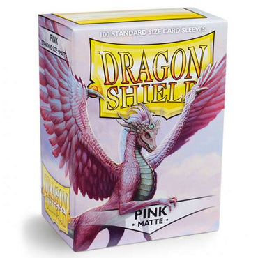 Sleeves Dragon Shield Box - Matte Pink (100)