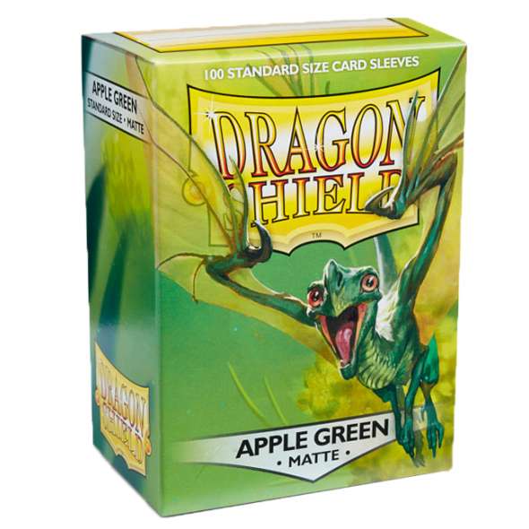 Sleeves Dragon Shield Box - Matte Apple Green (100)