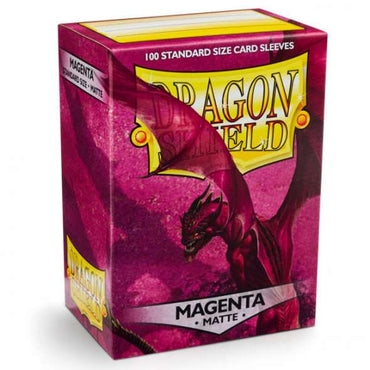 Sleeves Dragon Shield Box - Matte Magenta (100)