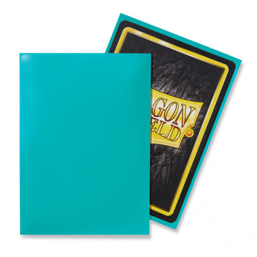 Sleeves Dragon Shield Box - Turquoise (100)