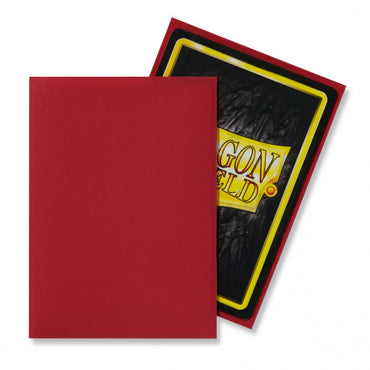Sleeves Dragon Shield Box - Matte Red (100)