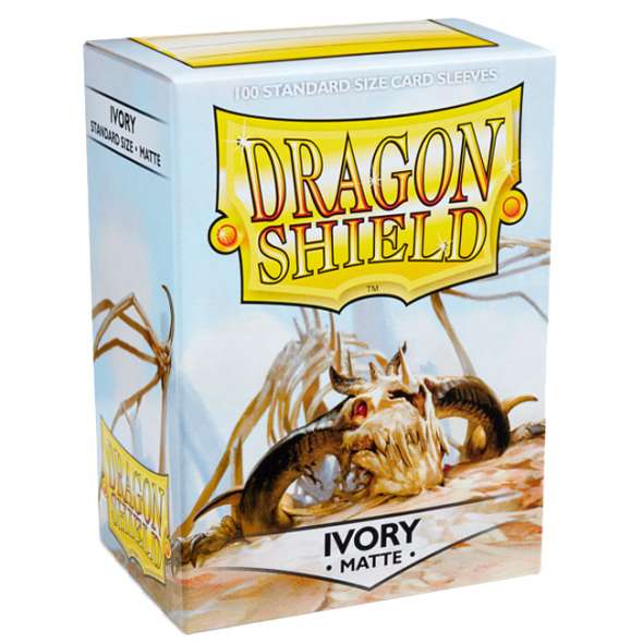 Sleeves Dragon Shield Box - Matte Ivory (100)