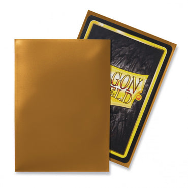 Sleeves Dragon Shield Box - Gold (100)