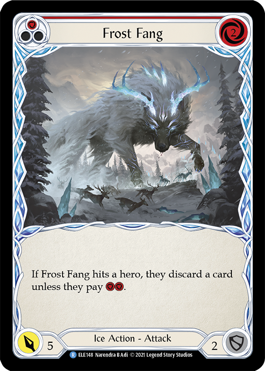Frost Fang (Red) [ELE148] (Tales of Aria)  1st Edition Normal